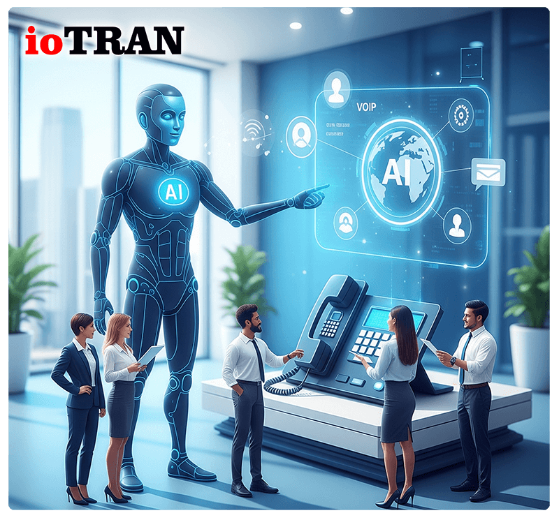 ioTRAN uses AI and Artificial Intelligence - Hosted PBX and UCaaS