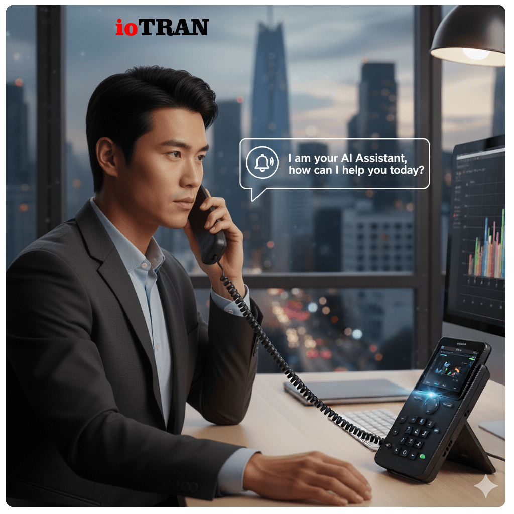 ioTRAN ask general questions with AI - White Label Hosted PBX Solutions iotran ai general questions Messages