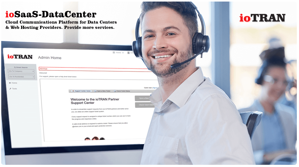 Add more Services- ioSaaS-DataCenter - Hosted PBX and UCaaS for Data Centers